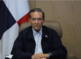 Presidente de la República Laurentino Cortizo.