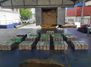 Millonario cargamento que no llegó a su destino final.