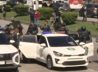 Por más de hora y media hubo acción policial en Tumba Muerto.