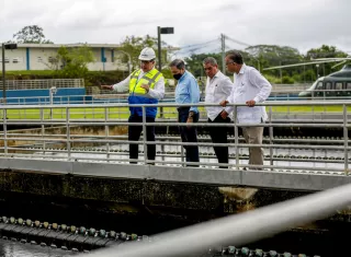 El presidente Laurentino Cortizo participó de la entrega
