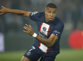 El jugador francés Kylian Mbappe del PSG. /Foto: EFE