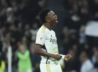 El delantero brasileño del Real Madrid Vinícius Júnior. Foto: EFE