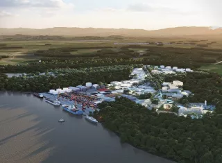 El proyecto es conocido como Puerto Barú en David.