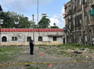 Escena del homicidio.