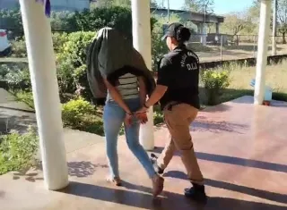 La sospechosa fue aprehendida ayer lunes en Aguadulce, provincia de Coclé.