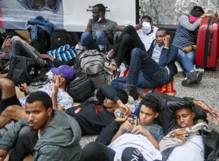 Migrantes en Estados Unidos, en una fotografía de archivo. EFE