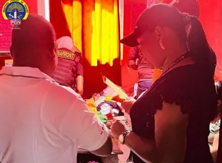 La sospechosa fue aprehendida en su casa.