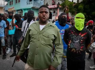 Jefe de la poderosa banda armada haitiana G9 Jimmy Cherisier, alias ´Barbecue´. EFE / Archivo