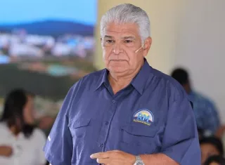 El candidato presidencial José Raúl Mulino.