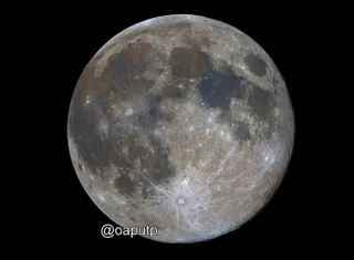 En esta ocasión, el fenómeno astronómico coincidirá con la fase de luna llena. Imagen: @oaputp