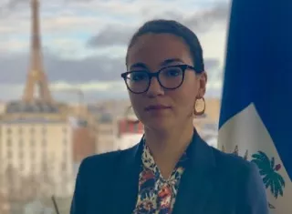 Dominique Dupuy, representante de la coalición RED/EDE y Compromis Historique