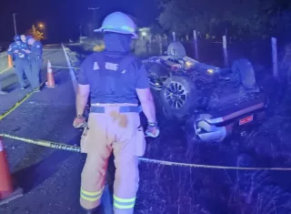 El hecho se registró a eso de las 3 de la mañana de hoy 
