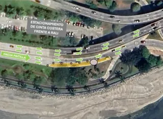 Desvío programado en la Cinta Costera 1.