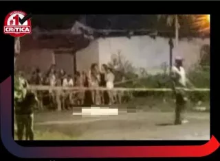 Escena del crimen en Agua Buena, Chilibre. (Foto: NoticiaEste)