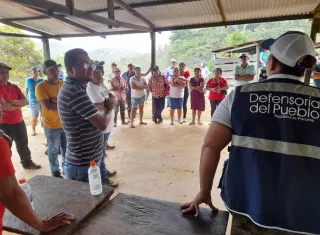 Residentes de la comunidad de Chararé temen ser desalojados de sus casas.