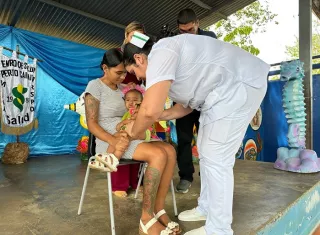 La jornada se concentrarán en la vacunación de 8 mil 051 personas residentes en Puerto Caimito.