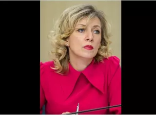 María Zajárova, portavoz de Exteriores de Rusia. Foto: Wikipedia