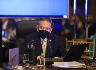 Presidente de Panamá, Laurentino Cortizo.