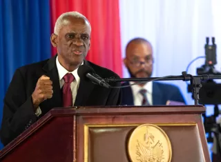 Edgard Leblanc Fils es el nuevo presidente del Consejo Presidencial de Transición. EFE