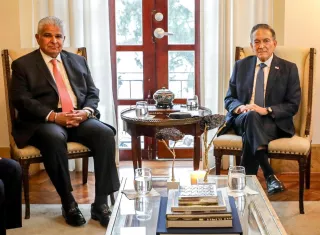 José Raúl Mulino y Laurentino Cortizo