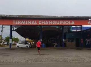 El autobús salió con pasajeros de la Terminal de Transporte de Changuinola.