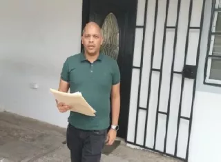 El abogado José Daniel Ramírez dijo que el contenido de la información fue suplantada en el sistema electrónico digital del tribunal electoral. Foto. Merlquíades Vásquez