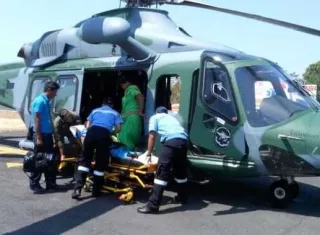 Traslados de pacientes con síntomas de vómito y diarrea hacia centros hospitalarios de la ciudad capital. 