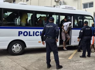 Capturados llegan a la audiencia de garantías 