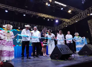 Inauguración de la Feria Nacional de Artesanías.