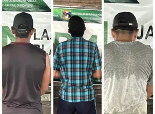 Los extranjeros retenidos por unidades del Senafront.