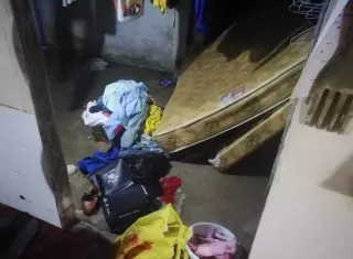 Las familias afectadas perdieron sus enseres y otras pertenencias.