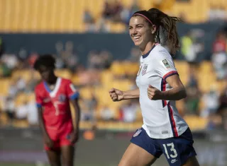  Alex Morgan, leyenda del fútbol femenino. /Foto: EFE