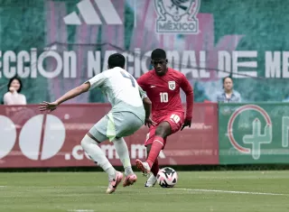 Rafael Mosquera (10), mediocampista de la selección Sub-23. /Fepafut