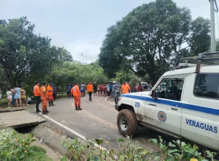 Rescate con éxito. La dama pasará por una revisión médica.