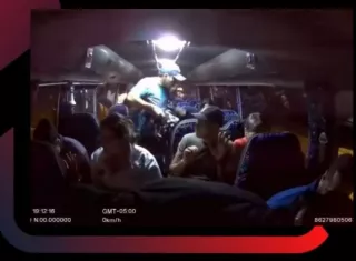 Escena del asalto ocurrido el pasado viernes.