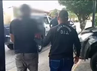 El imputado por el robo al banco.