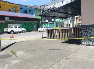 Escena donde se registró la balacera.