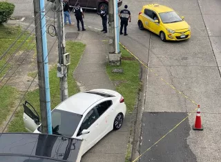 Escena del hecho ocurrido esta madrugada.  (Foto: Landro Ortiz)