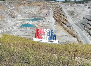 La mina de cobre de Donoso.