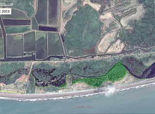 Así se veía el área en noviembre de 2013.