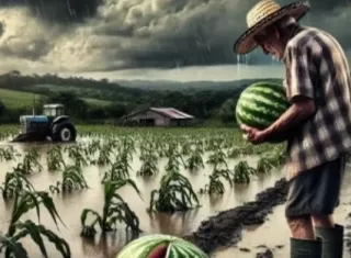 Si sigue lloviendo los cultivos se dañarán.