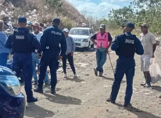 Autoridades ponen mano dura en vertedero de Pesé.