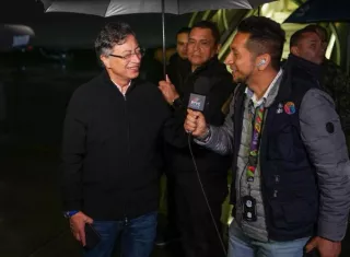 Fotografía cedida por la Presidencia de Colombia del presidente colombiano Gustavo Petro.