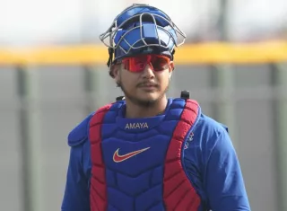 El receptor panameño Miguel Amaya se encuentra en buen estado físico para representar a Panamá en el Clásico Mundial de Béisbol.