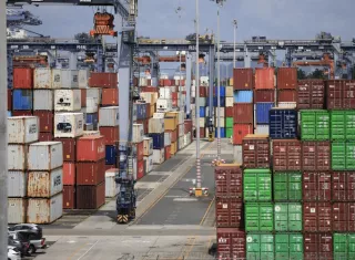 El Puerto de Balboa en Ciudad de Panamá.