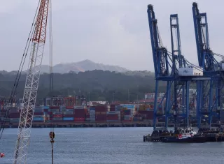 El puerto de Balboa (Pacífico).