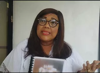 La dirigente Carmen Vega.