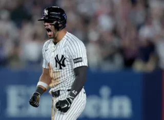 José Caballero dio el triunfo el pasado miércoles a los Yankees con un doble remolcador de dos carreras en la novena entrada.