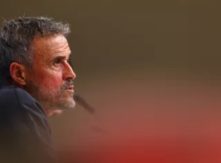 Luis Enrique, director técnico del PSG.