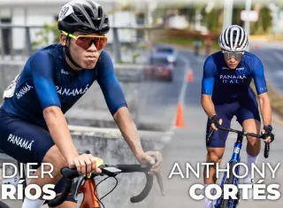 Los ciclistas panameños Dier Ríos (izq.) y Anthony Cortés tendrán una excelente oportunidad de crecer en este deporte.